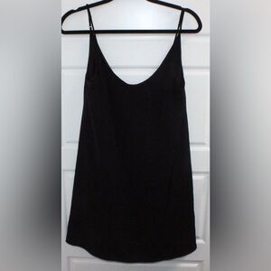 OAK + FORT - Elegant Black Slip Mini Dress